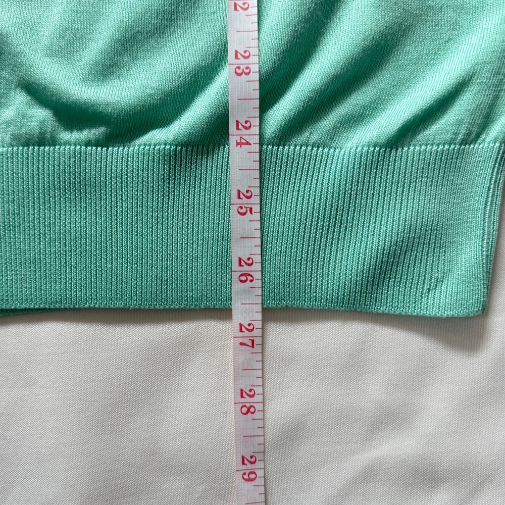 Hugo Boss Mint Green Knitted Short Sleeve Shirt - Picture 8 of 10